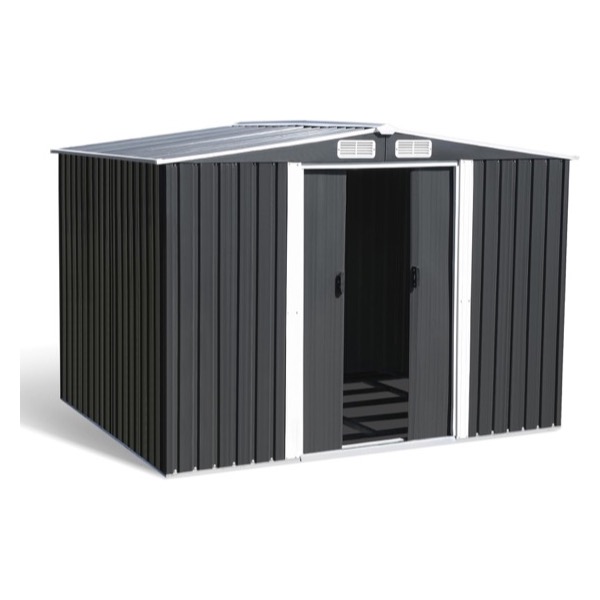 Abri de jardin en acier galvanisé IDMarket 5,3 m²