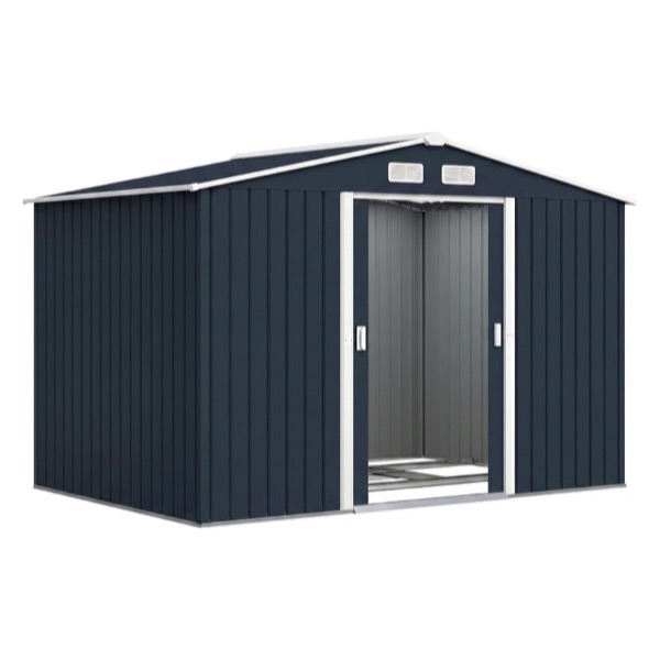 Abri de jardin en acier galvanisé Outsunny XXL 5,4 m² avec kit de fondation