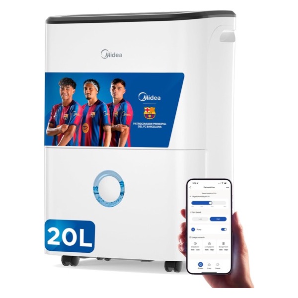 Déshumidificateur Midea 20 litres connecté Wi-Fi