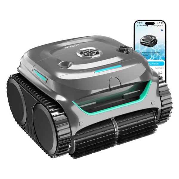 Robot piscine sans fil Wybot C2 à double filtration