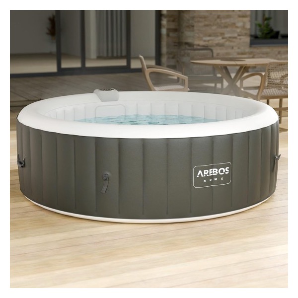 Spa gonflable rond Arebos 6 places 208 cm