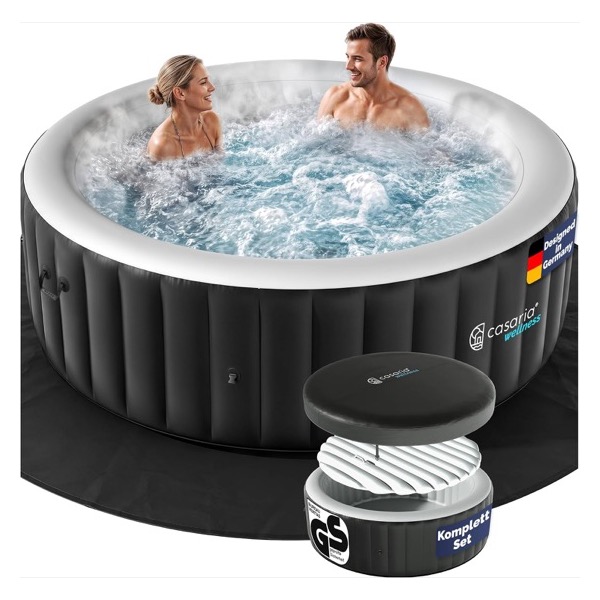 Spa gonflable rond Casaria 6 places 200 cm