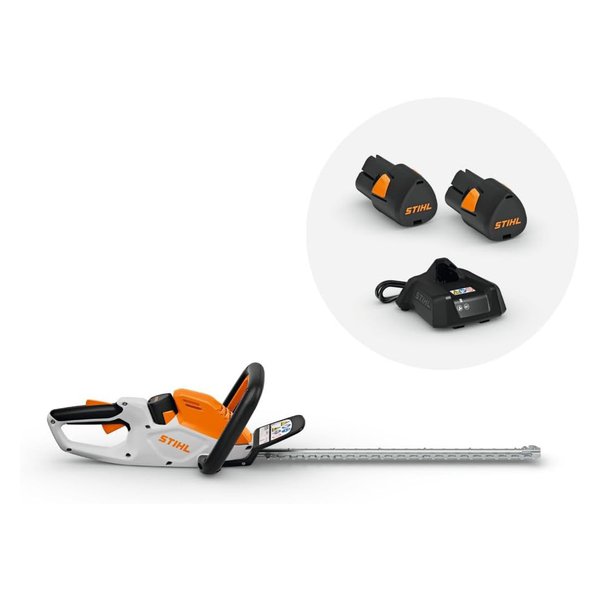 Taille-haie Stihl HSA 40 avec deux batteries et chargeur